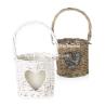 Buy cheap new design home dicorative wicker flower basket willow garden basket plant round from wholesalers