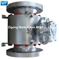 Buy cheap 10x8'' Reduced Bore Ball Valve Metal Sealed 300LB High Temperature Resistant product