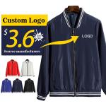 Custom Logo Spring Autumn Stain Casual Sports Coats Pilot fPlain Winter Men's