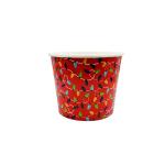 Single Wall Disposable Paper Popcorn Bucket Branded 32oz 46oz 64oz