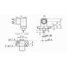 Buy cheap SMP Male 2-hole Flange Micro-strip Right Angle RF Connector from wholesalers