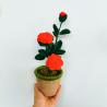 Buy cheap New Creative Luxury Handmade Crochet Knitting Plants Flowers Handicraft Home Decorations Crochet Flower from wholesalers