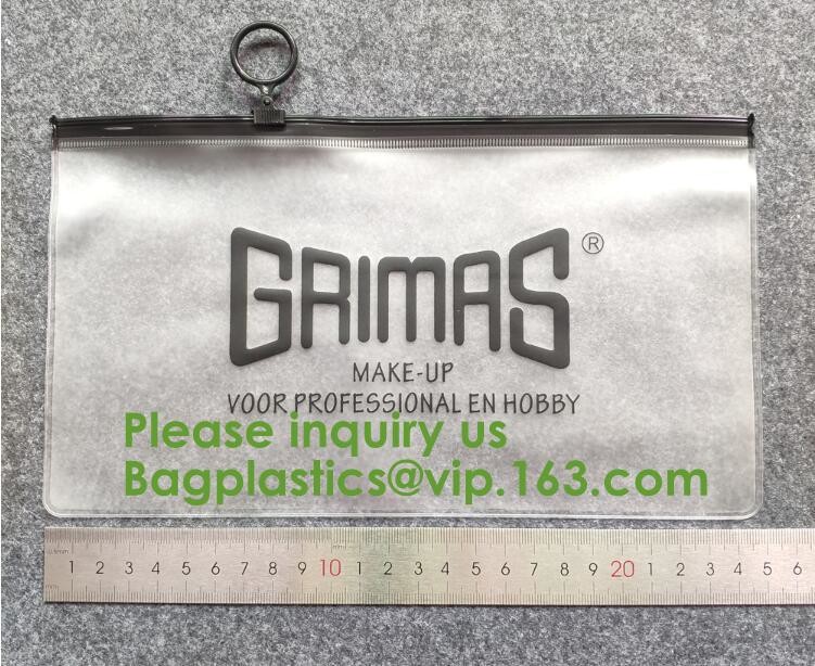 Packaging Bag Customized PVC Zipper Bag,frosted slider transparent Zip lockkk water proof clear pvc custom bag bags zipper