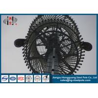 Buy cheap HDG Telescopic Telecommunication Towers , Monopole Cell Tower With Lights product