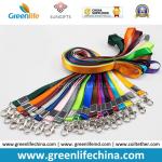 Economical neck various lanyards ready for custom logo printing standard claw