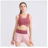 Buy cheap Custom made Tight Fit Sexy Back Womens Sports Bra And Shorts Set from wholesalers