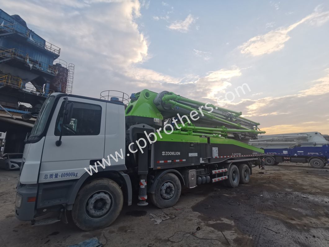 2019 Used Concrete Pump Truck Boom Pump with Mercedes Benz