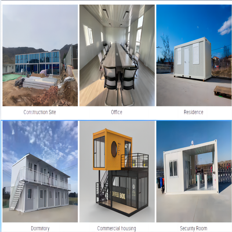 Luxury Prefabricated Houses Customized Modular Living Office And Garden