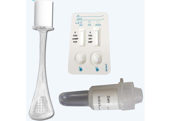 Buy cheap Multiple Cassette Mouth Swab Drug Test Kits Saliva Specimen For Various Drug from wholesalers
