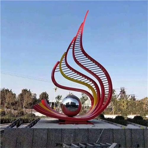 Buy cheap Modern Art Corten Stainless Steel Abstract Outdoor Sculpture Customized Sized from wholesalers