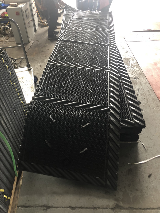 Black Cooling Tower Infill Cooling Tower Package PVC Filler 810mm