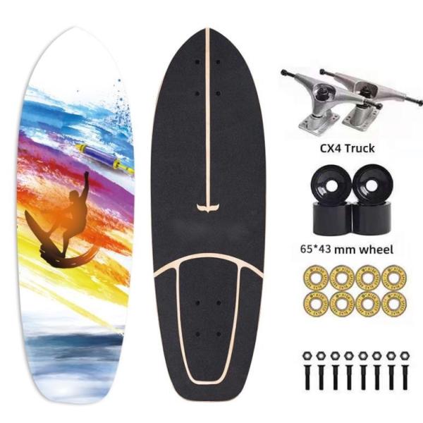 Buy cheap 7 Layer Maple Land Surf Skateboards Cx4 Truck For Beginners Youth Adults from wholesalers
