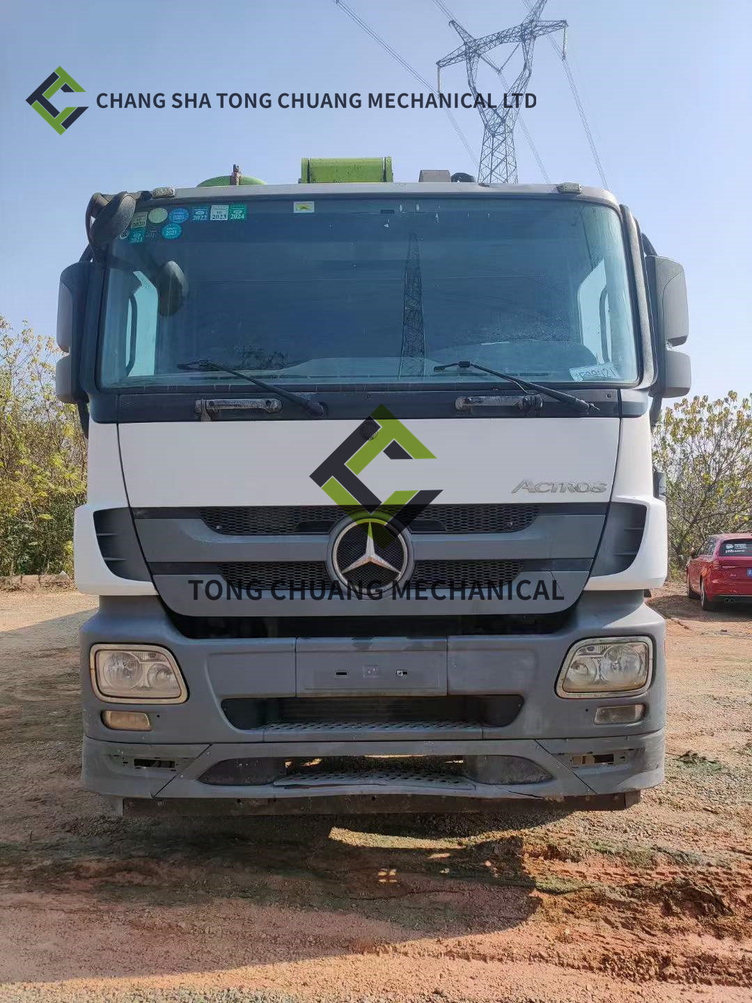 2019 Zoomlion ZLJ5440THBBE 63X-7 RZ Four Axle 63M Mercedes Chassis Concrete Pump Truck