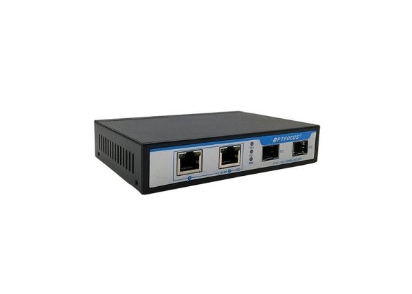 Buy cheap Single Mode Fiber Optic Switch 2 RJ45 2 SFP Ports Auto Negotiation 5% - 90% Humidity from wholesalers