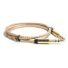 Buy cheap Guita String RCA Audio Cable 6.35MM Knited Rope Fine Metal Interface 0.8M from wholesalers