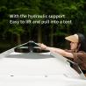 Buy cheap Large Square 8 Person Camping Tent 190T Polyester Automatic Family Tent 4.5kg from wholesalers