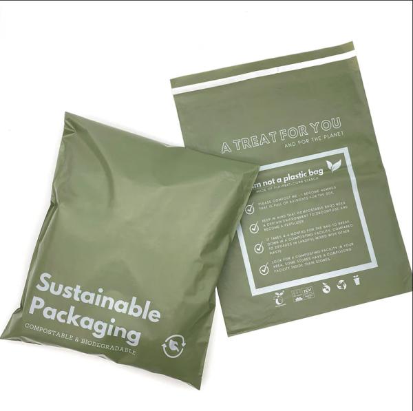 Buy cheap Cornstarch Envelope Compostable Mailer Bag Eco Friendly Poly from wholesalers