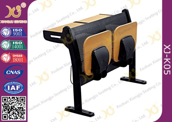 Buy cheap Fireproof Fixed Floor Wooden School Desk And Chair College Classroom Furniture from wholesalers