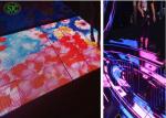 Fashionable Indoor Dance Floor With 6.25mm Pixel Pitch , 250mm*250mm interactive