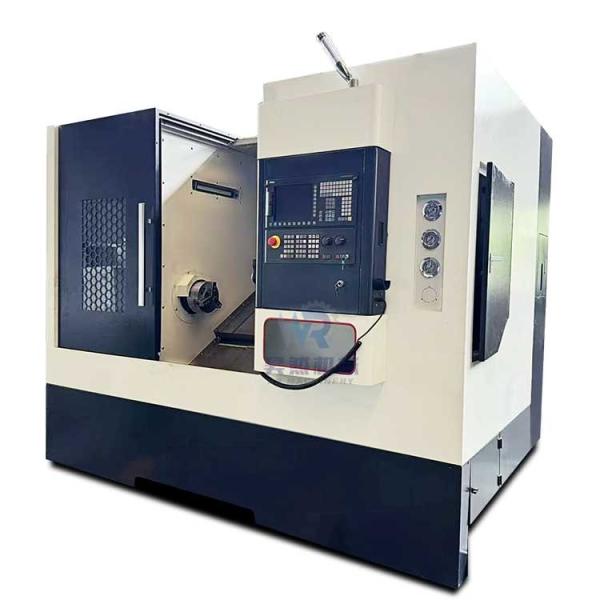 8” Hydraulic Chuck Heavy Duty Machining Cnc Metal Turning 30/36m/Min X Z Axis
