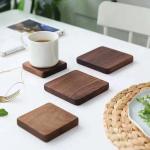 Bamboo Plant Saucer Blank Bamboo Coasters For 3.2 Inch Plant Pots Succulent