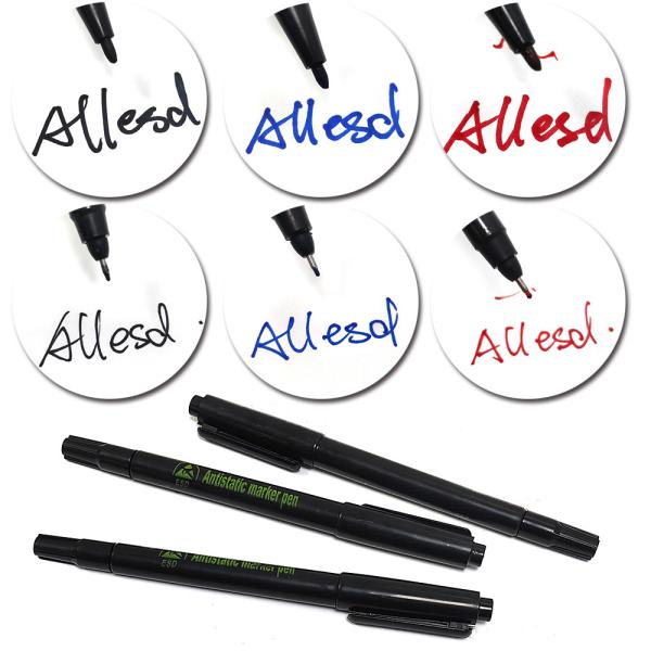 Buy cheap Color Ink Office Stationery Cleanroom Marking Pen Refillable ESD Antistatic Marker Pen from wholesalers