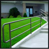 Buy cheap Architectural Aluminum Handrail Systems Safety Contemporary Aesthetics Design product