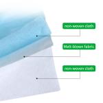 ASTM F2100 17.5*9.5cm Disposable Surgical Face Mask