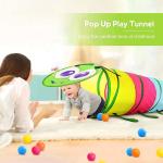 130MM 100MM Outdoor Camping Tent Pop Up Play Tent And Tunnel Polyester Fabric