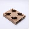 Buy cheap 2/4 Disposable Corrugated Paper Cup Holder Of Four Coffee Cup For Taking Away from wholesalers