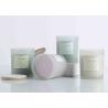 Buy cheap Colorful Glass Cylinder Candle Holder / Frosted Tealight Holders Wood Lid from wholesalers