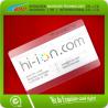 Buy cheap Printing Transparent PVC Die Cut Membership Card from wholesalers