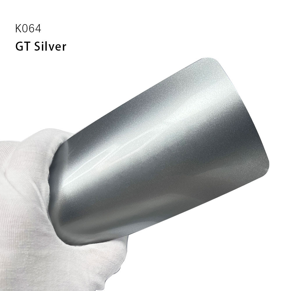 K064 GT Silver TPU Color Paint Protection Film Vinyl Wrap Rolls For Car