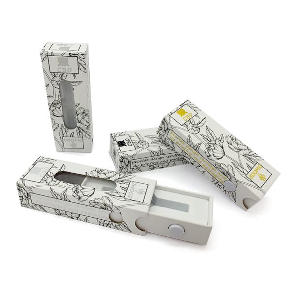 Buy cheap Window CBD Vape Cartridge Box Printing Child Proof from wholesalers