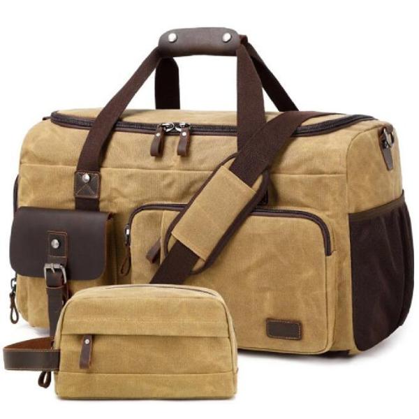 Buy cheap Large Capacity Garment Luggage Duffle Overnight Casual Gym Weekender Sports Canvas Duffel Bags from wholesalers