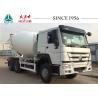 Buy cheap HOWO Truck Mounted Concrete Mixers , Ready Mix Cement Trucks 8 CBM Capacity from wholesalers