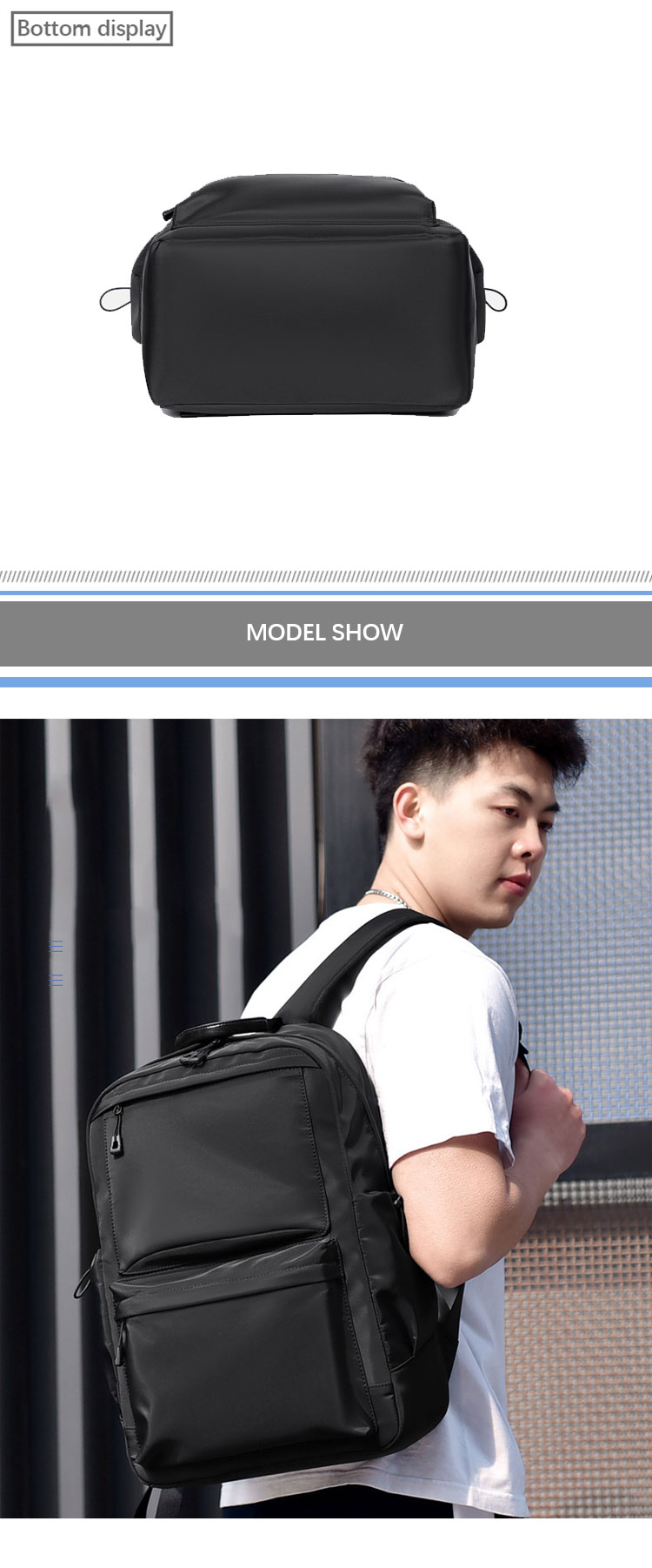 Sympathybag Factory Custom Backpack Men's Fashion Large Capacity School Bag Travel Laptop Backpack For College Student