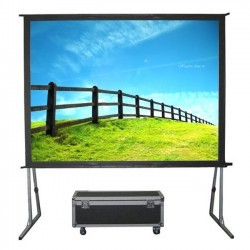 150" Portable Flexible Rear & Front foldable projection screen 4/3