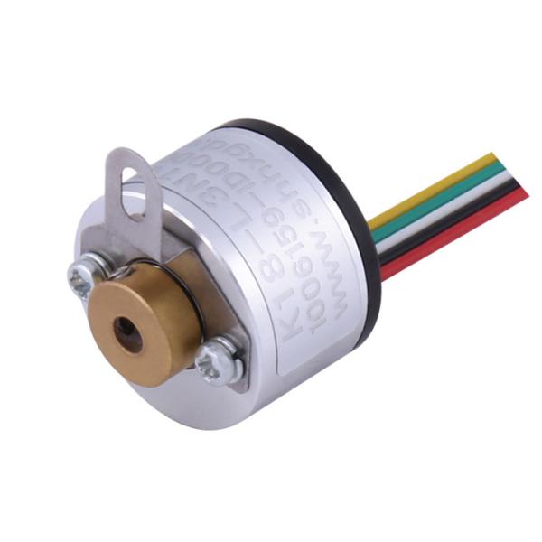 Quality Blind Hole Shaft K18 Miniature Rotary Encoder AB Phase NPN Output High Accuracy for sale