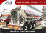 Aluminium Alloy 3 Axles Bulk Cement Tanker Trailer Volume 45 CBM - 65 CBM