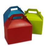 Buy cheap Red Cake Take Away Paper Packaging Box Customized Design Logo Printing from wholesalers