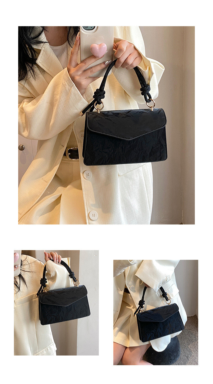HIGH-GRADE HANDBAG WOMEN TREND NEW FASHION NICHE DESIGN HAND BILL OF LADING SHOULDER BAG ALL TEXTURE CROSSBODY BAG
