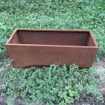 2mm Thickness Large Flower Corten Pots Planter Customized For Plantscape