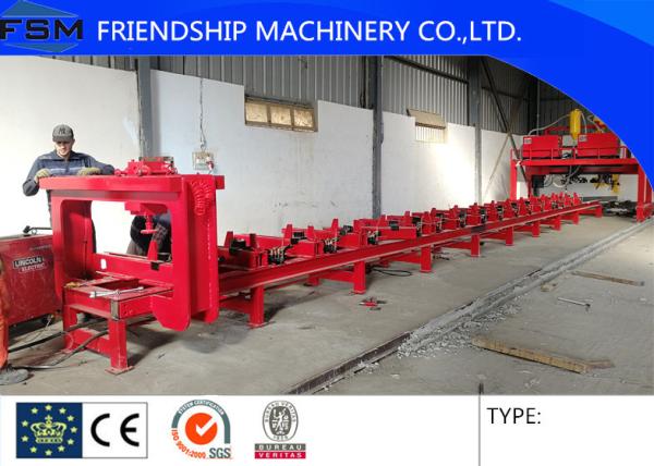 Buy cheap Semi Trailer Chassis Beam Welding Line Trailer Beam Hydraulic Assembly Table from wholesalers