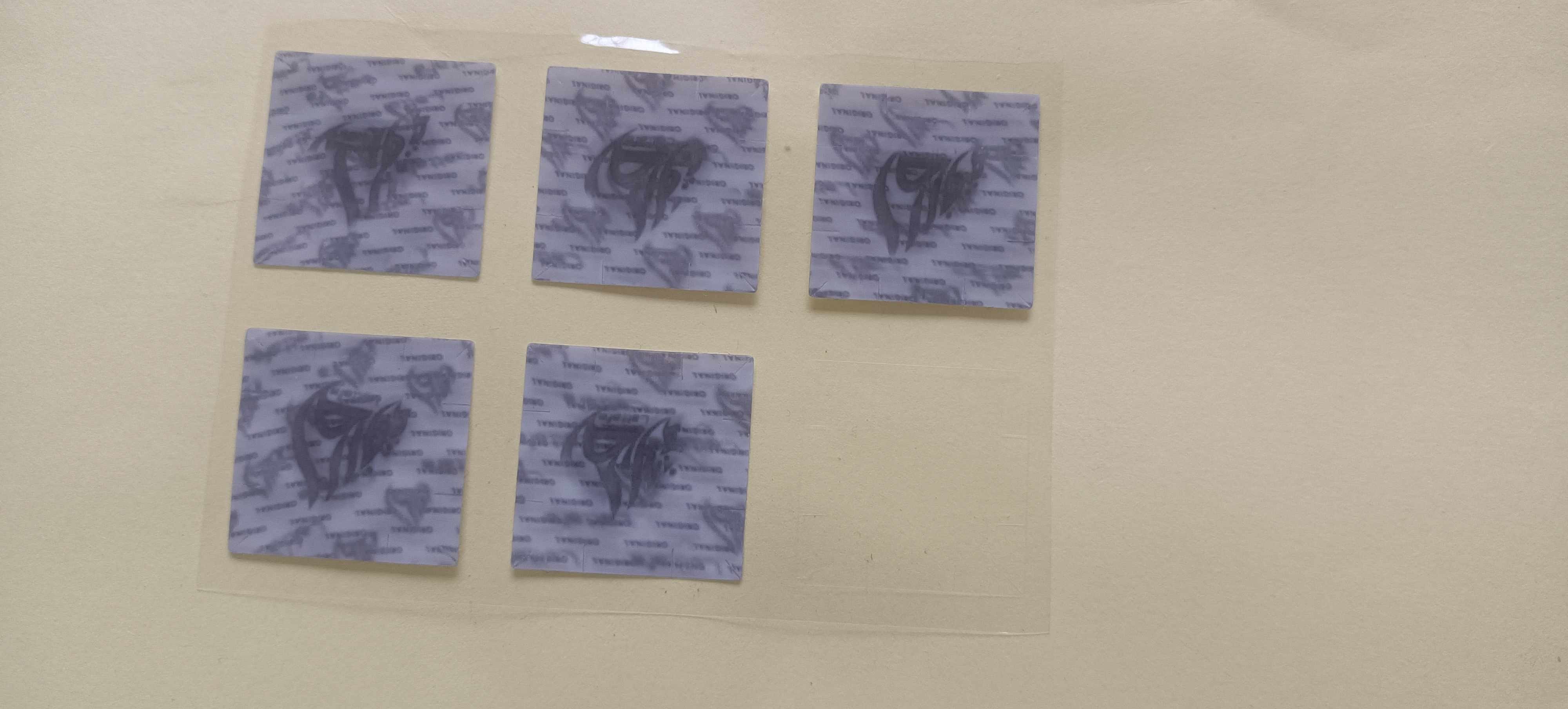 Custom 3D Security Holographic Lenticular Stickers for Micron Nano Label Dynamic