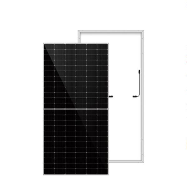 Tempered Glass 550W Solar Panel For NOCT 45±2C Temperature Coefficient Of Pmax