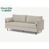 Buy cheap Blue Velvet High Density Foam Upholstery Hotel Sofa Bed Extend Space from wholesalers