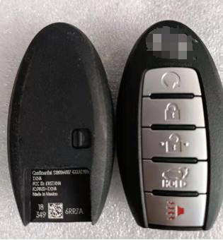 Buy cheap 433Mhz 4+1 button 4A Chip S180144507 KR5TXN4 Smart Key For Nissan Rouge from wholesalers