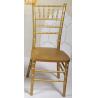 Buy cheap Golden solid wood chiavari chair from wholesalers