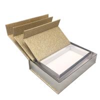 Buy cheap Luxury Magnetic Xmas Gift Boxes With Lids Gold Glitter Paper Custom Size product